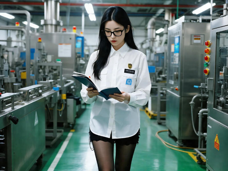 化工廠車間衛生監督執法現場